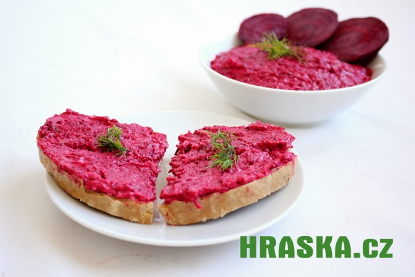 Pomazánka z HRAŠKY a dušené řepy